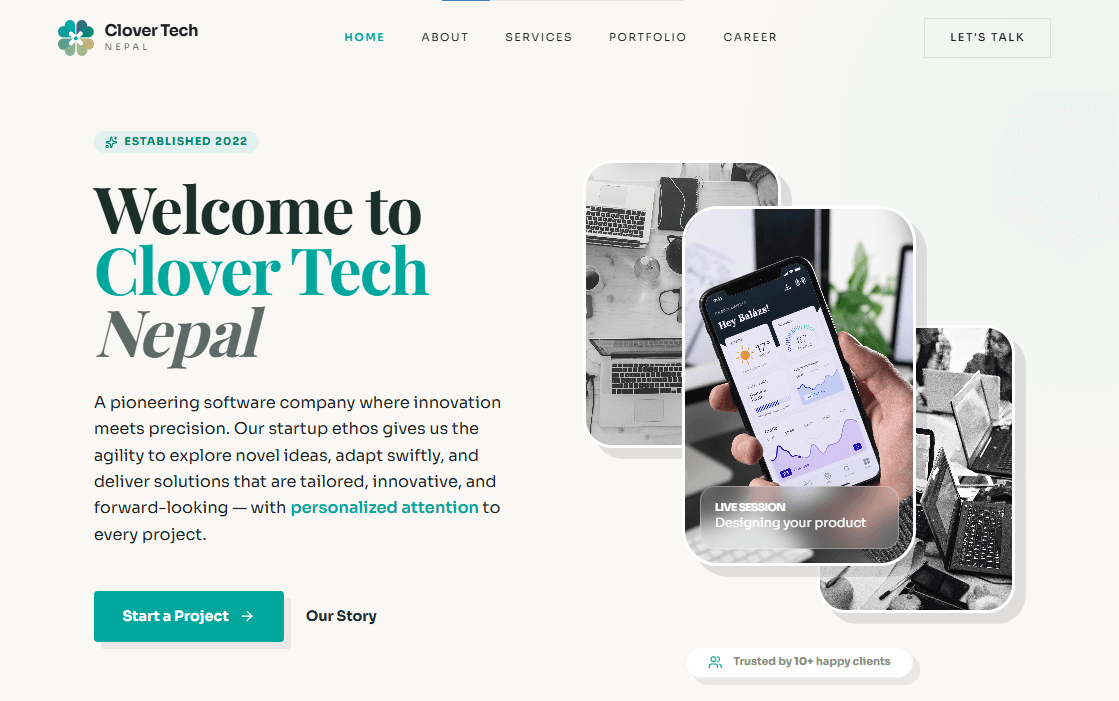 Clover Tech Nepal project preview